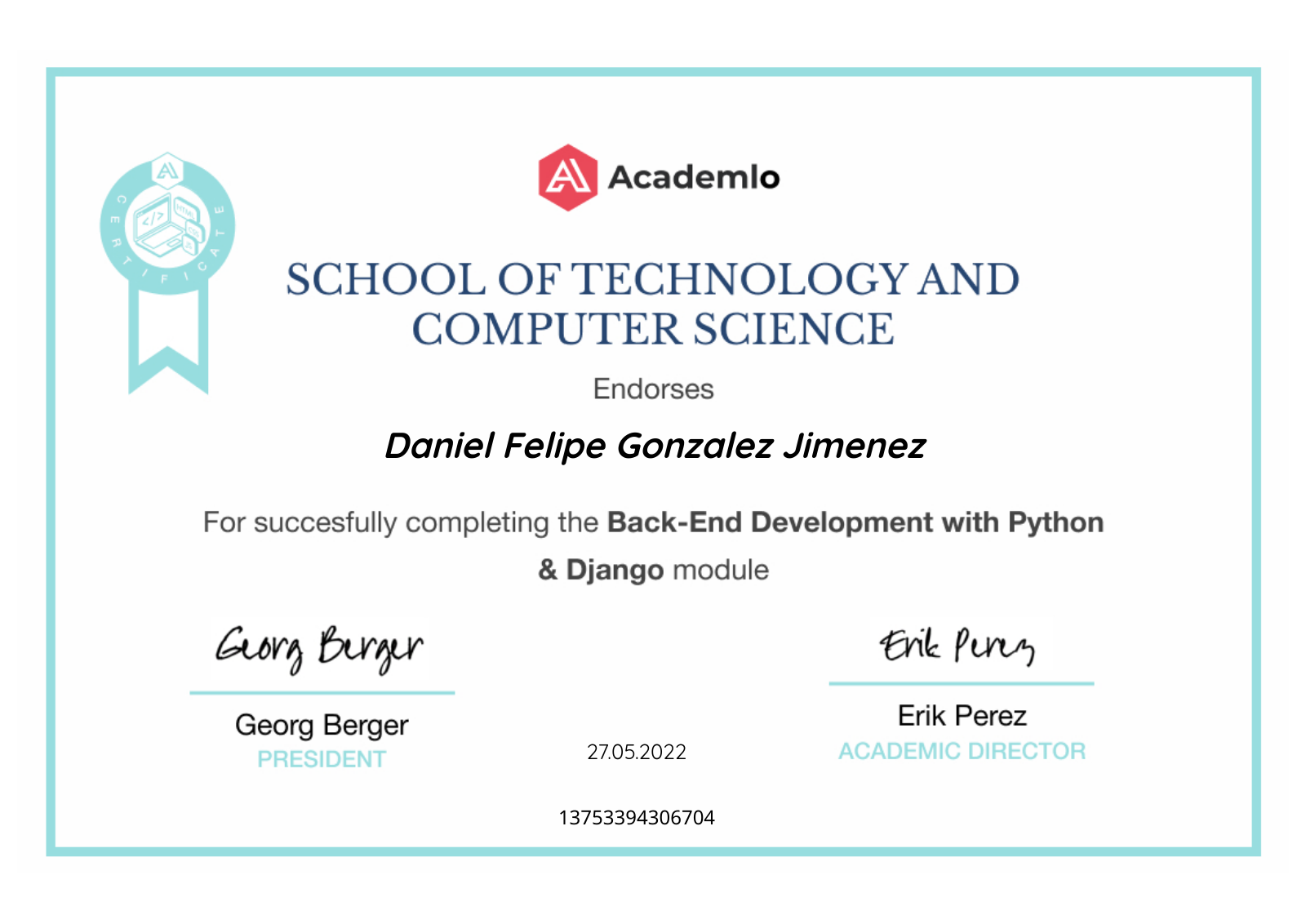certificate2